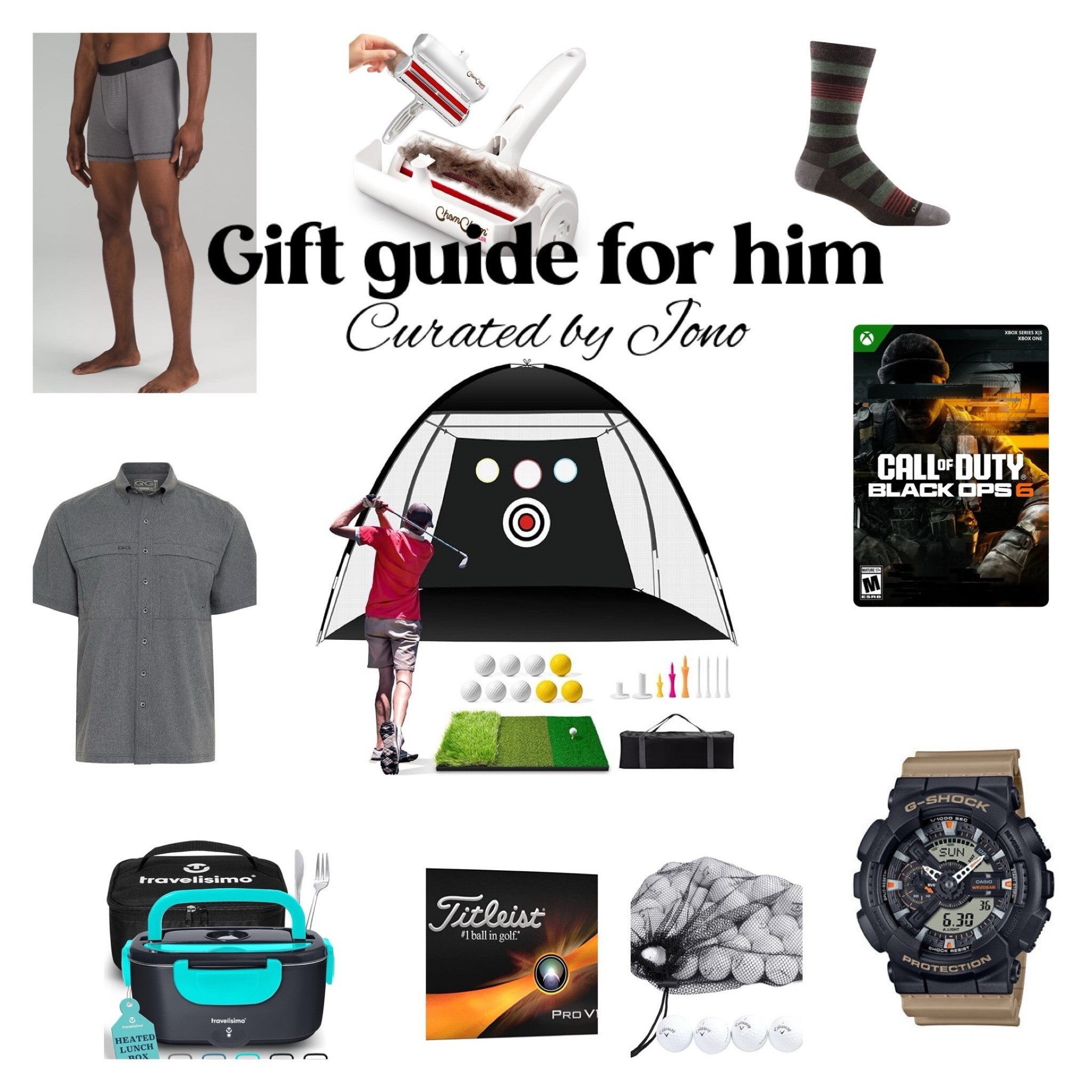 Gift guide for him. 



#LTKMens #LTKHoliday #LTKGiftGuide