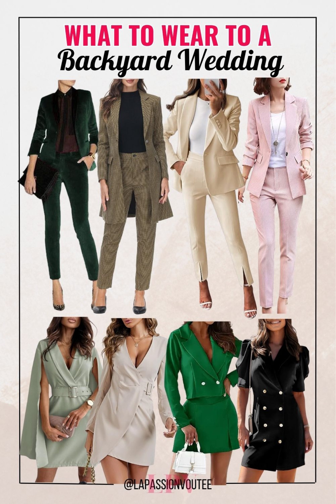 Suits sets and blazer dresses to wear to a backyard wedding

#LTKwedding #LTKworkwear #LTKstyletip