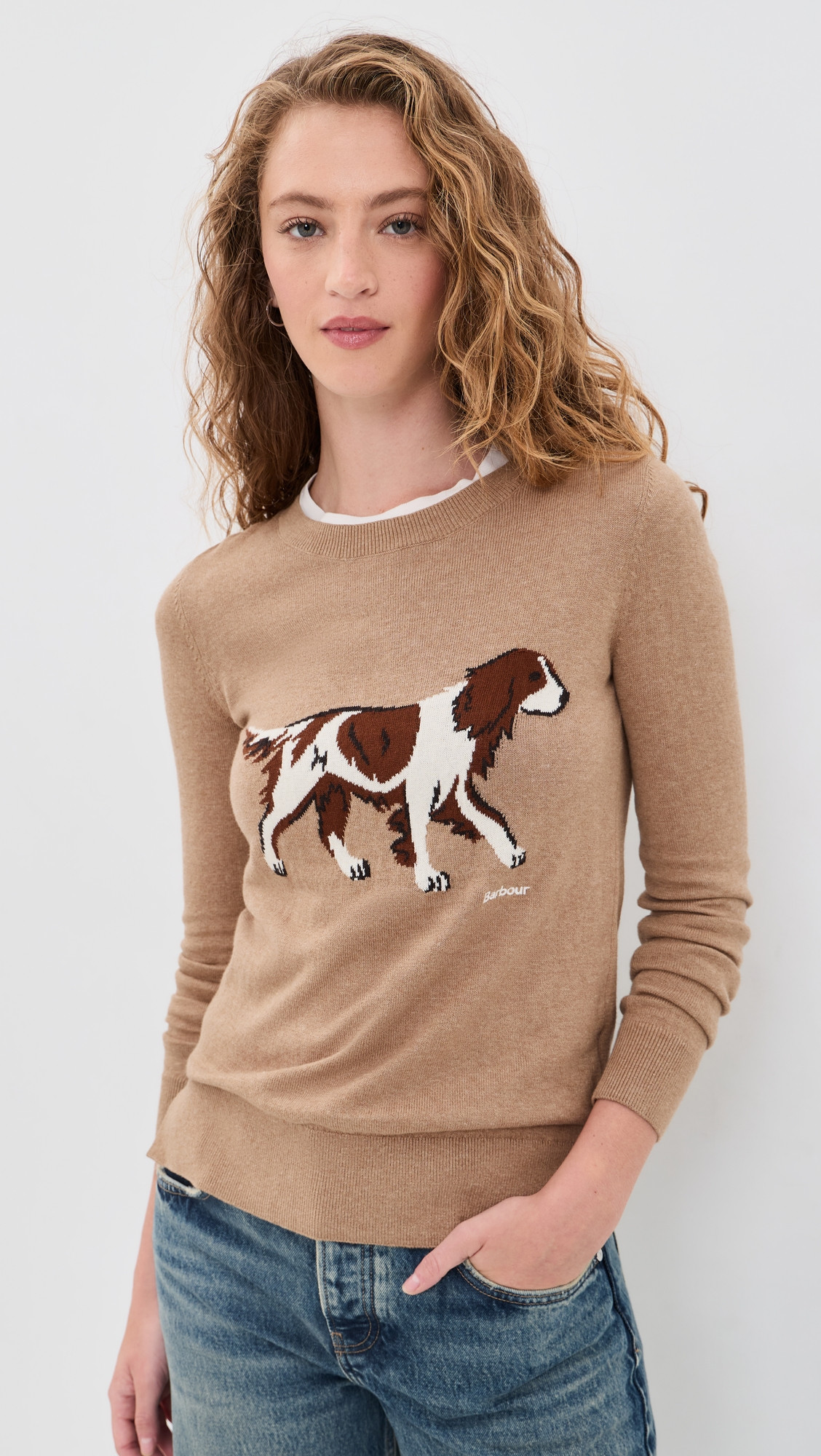 Barbour Fareham Knitted Sweater Warm Trench 2 | Shopbop