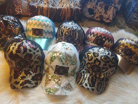 LV and glitter caps gorgeous | Etsy | Etsy (US)