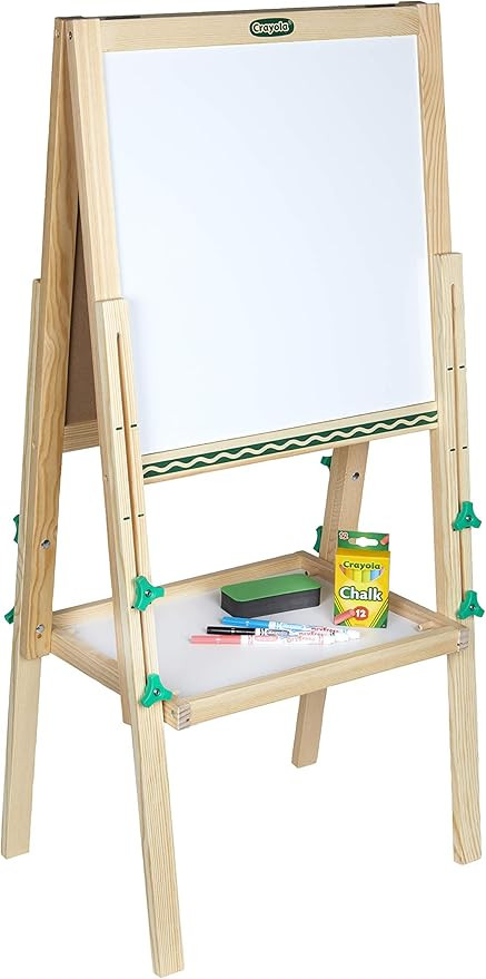 Crayola Kids Mini Wooden Art Easel & Supplies, Amazon Exclusive, Toddler Toys, Gift for Kids, Age... | Amazon (US)