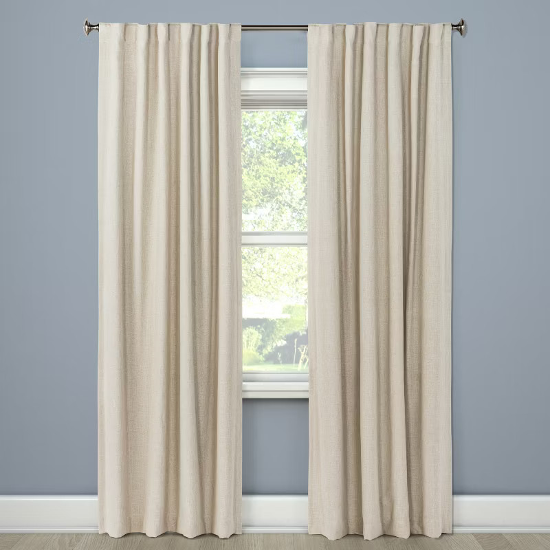Aruba Linen Blackout Curtain Panel - Threshold™ | Target