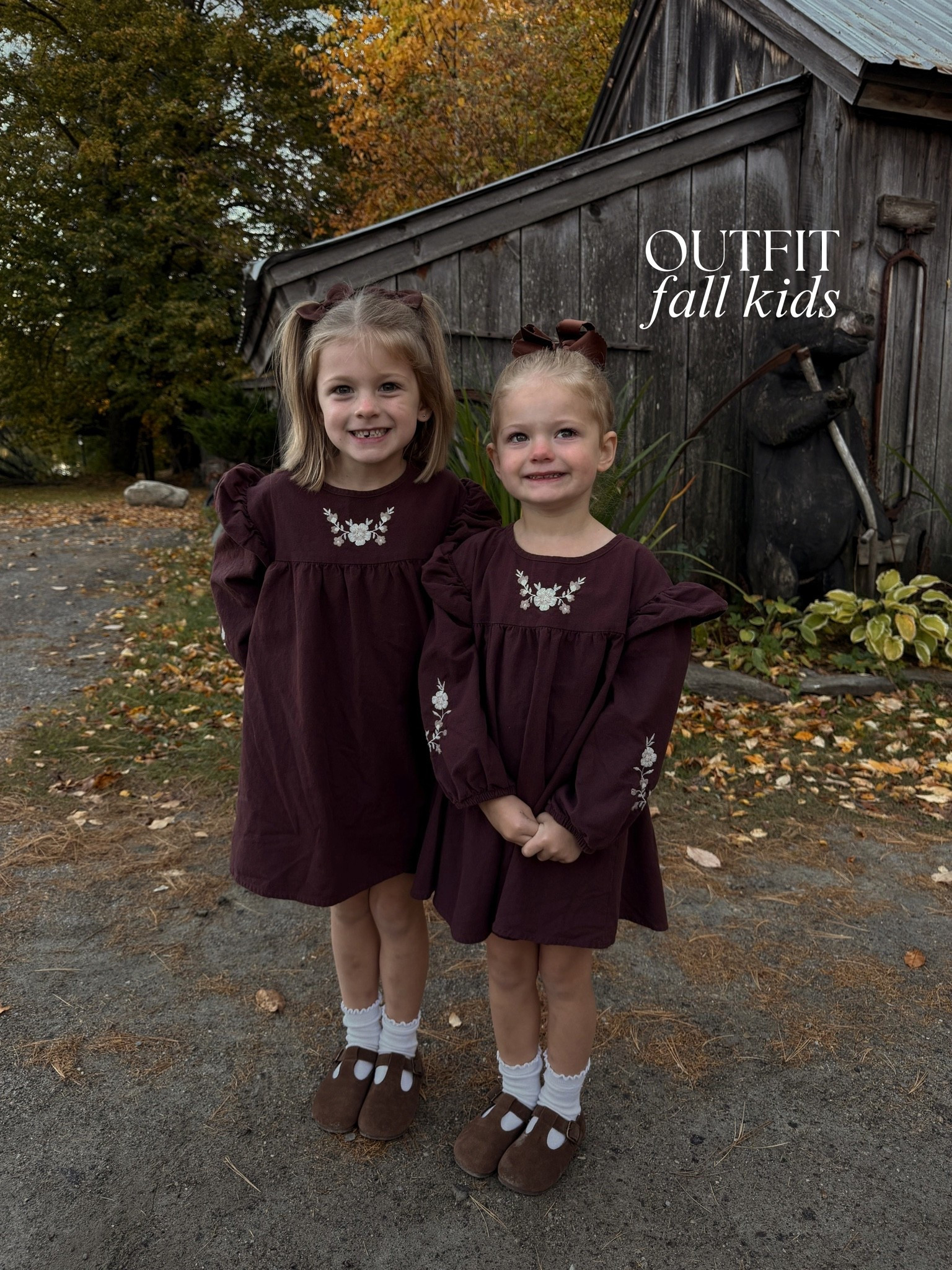 What we wore to dinner in Vermont! 🤎🍂