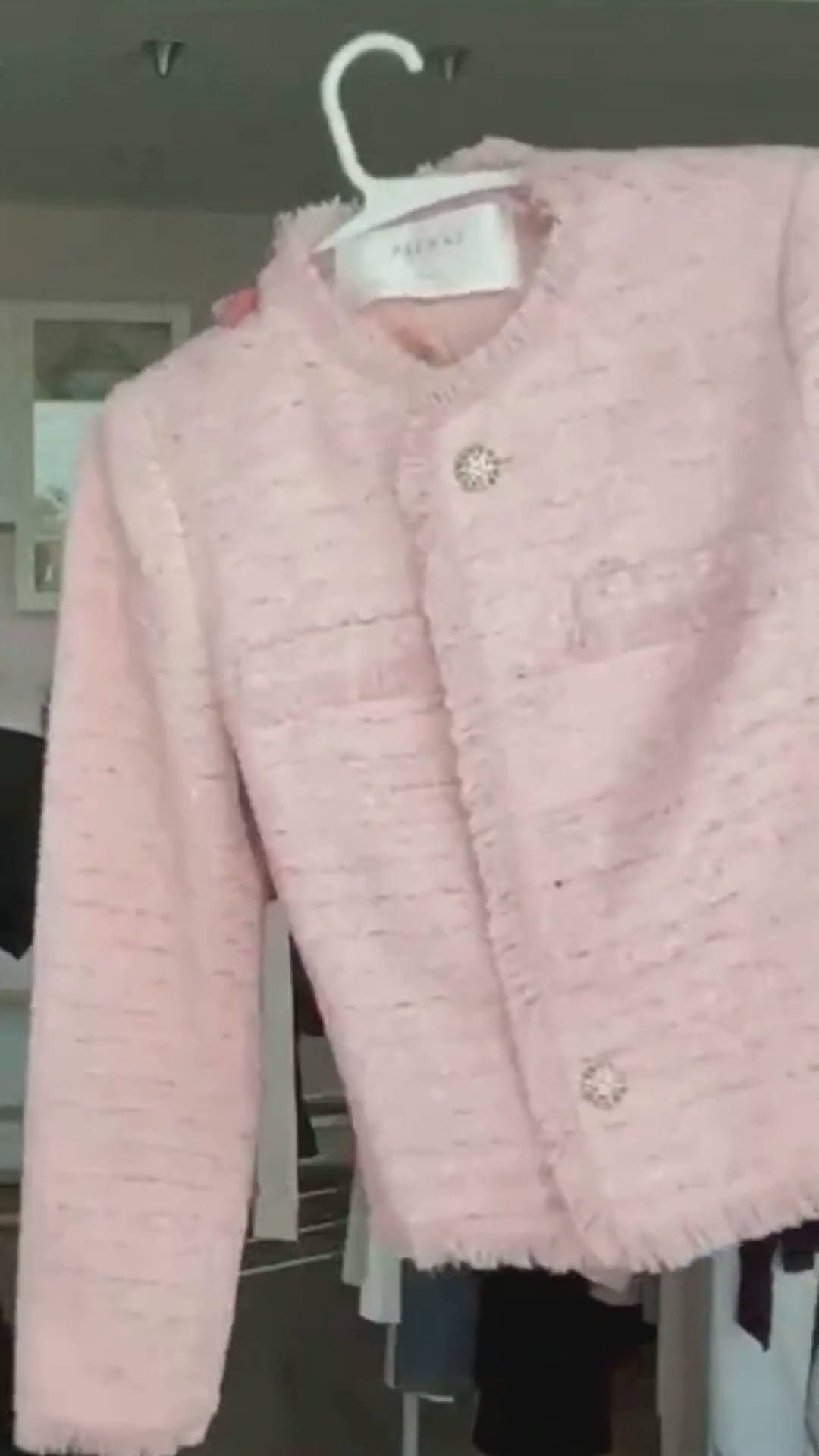 Goelia from Amazon Fashion ! Chanel like tweed pink blazer. Very Jackie O ! Classic chic elegant style. All ages. Seasonal fall winter early spring. Shop under $100. Petite friendly !!

#LTKFindsUnder100 #LTKPetite #LTKStyleTip