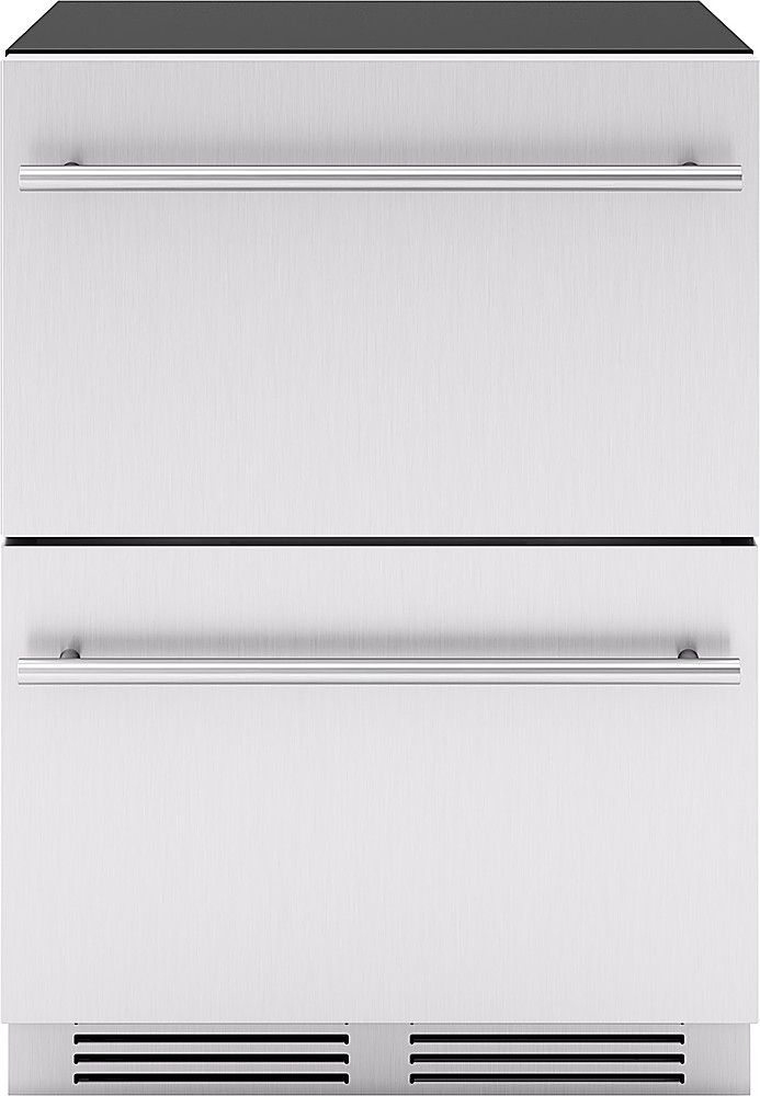 Zephyr Presrv 5.4 Cu. Ft. Built-In Single Zone Refrigerator Drawers Stainless Steel PRRD24C1AS - ... | Best Buy U.S.