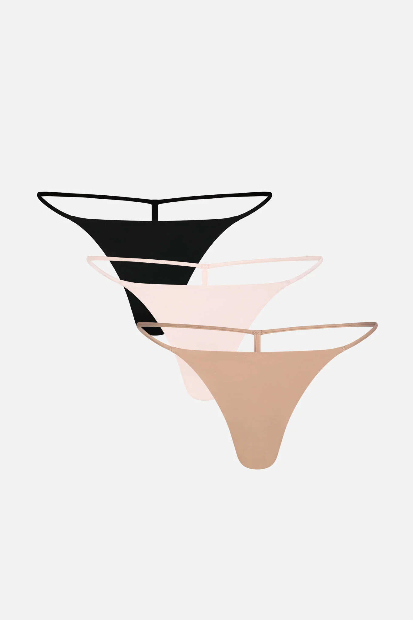Glacé String Thong in Ballet (Pack) | Negative Underwear