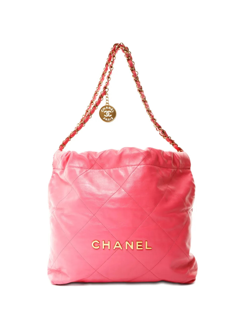 CHANEL Pre-Owned 2022-2025 22 chain shoulder bag - Pink | Farfetch Global