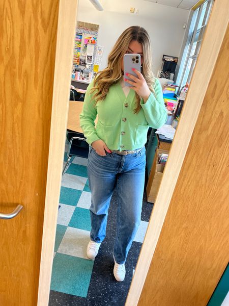 Todays teacher outfit!
Spring outfit
Casual work outfit
Teacher
Green sweater
St Patrick’s day 

#LTKsalealert #LTKfindsunder50 #LTKSpringSale