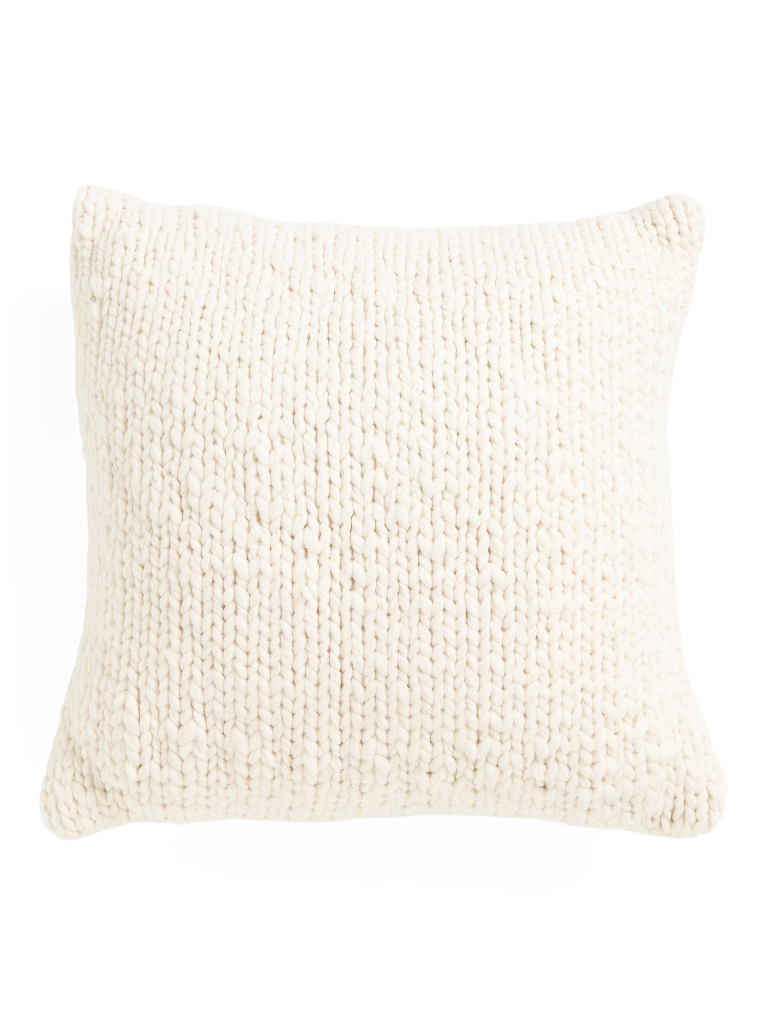 20x20 Hand Knit Pillow | TJ Maxx