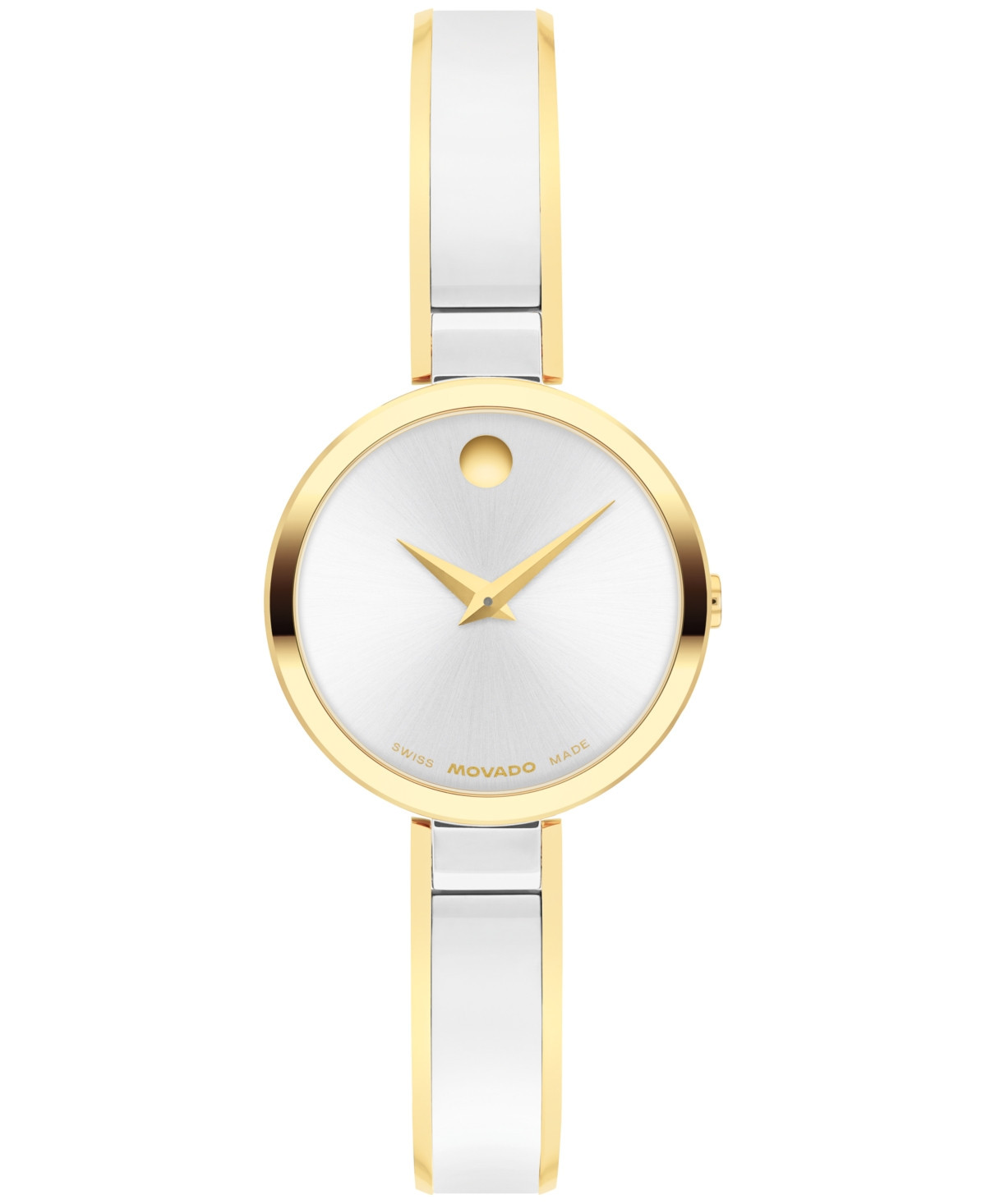 Movado Women's Moda Swiss Quartz Stainless-Steel Yellow Pvd Watch, 24mm - Two-Tone | Macy's