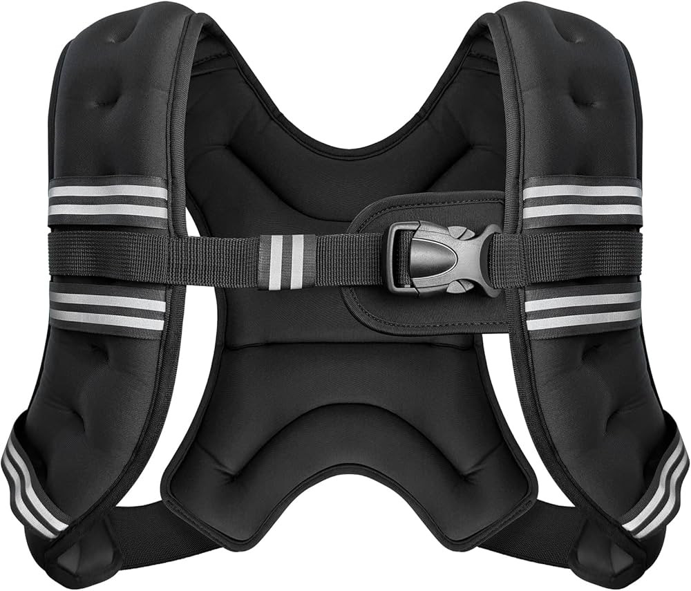 Zeerun Weighted Vest for Women & Men with Reflective Stripe and Adjustable Buckle, Comfortable & ... | Amazon (US)