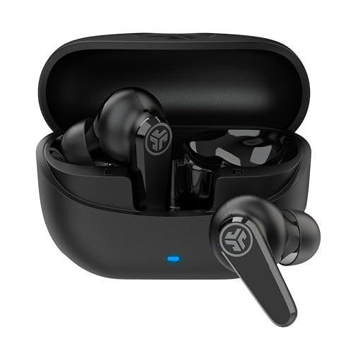 JLab Go Pods ANC True Wireless Bluetooth Earbuds & Charging Case, Black, Hybrid Active Noise canceling + Be Aware for Safe Listening, 26+ Hours Total Playtime, Clear Calls, Custom Sound via App | Amazon (US)