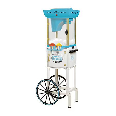 Nostalgia Snow Cone Cart - 48-Inches Tall, One Size, White | JCPenney