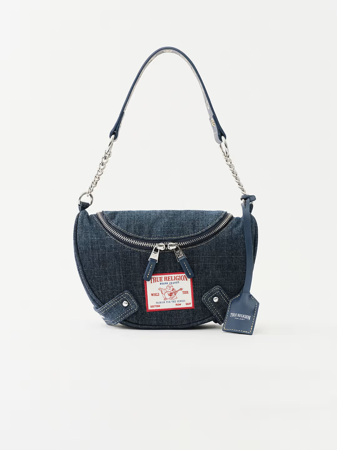 CHAIN HANDLE DENIM HOBO BAG | True Religion