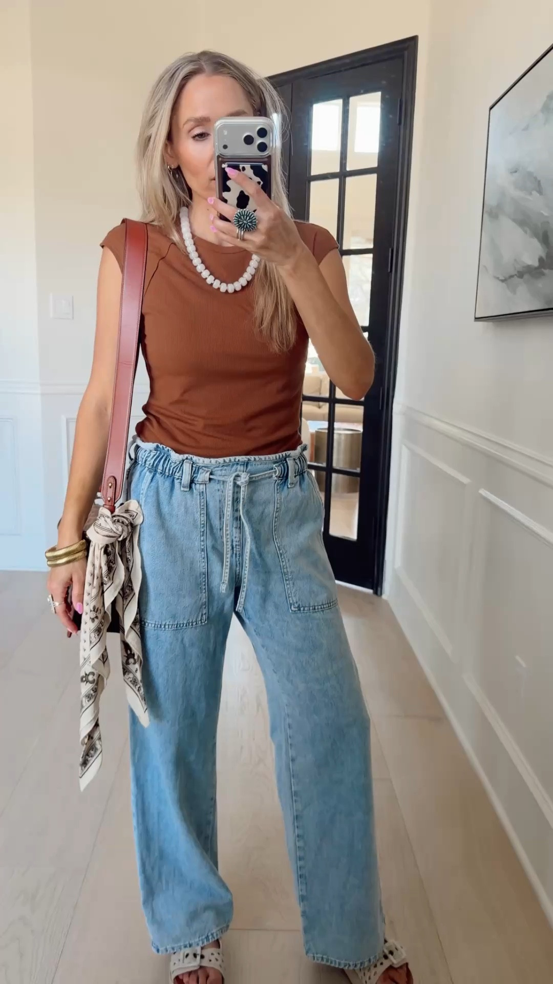 This tee looks identical to the FP $38 one— found this one on Amazon for way less 👏🏼👀🤎
Wearing size s 

#LTKshoecrush #LTKstyletip #LTKfindsunder100