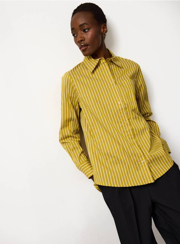 Green Striped Long Sleeve Shirt 6 | Tu Clothing