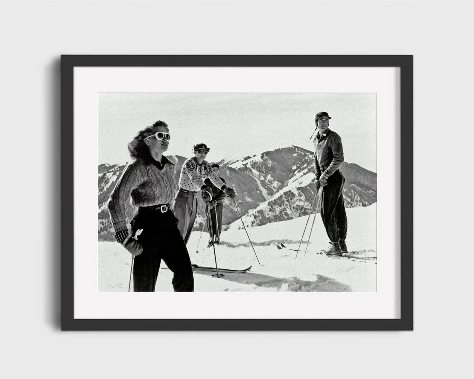 VINTAGE SKI PHOTO Print Digital Download, Printable Art, Vintage Ski Art, Ski Home Decor, Ski Lod... | Etsy (US)