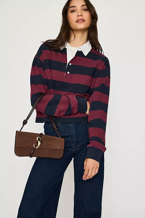 Good American Crop Rugby Top | Anthropologie (UK)