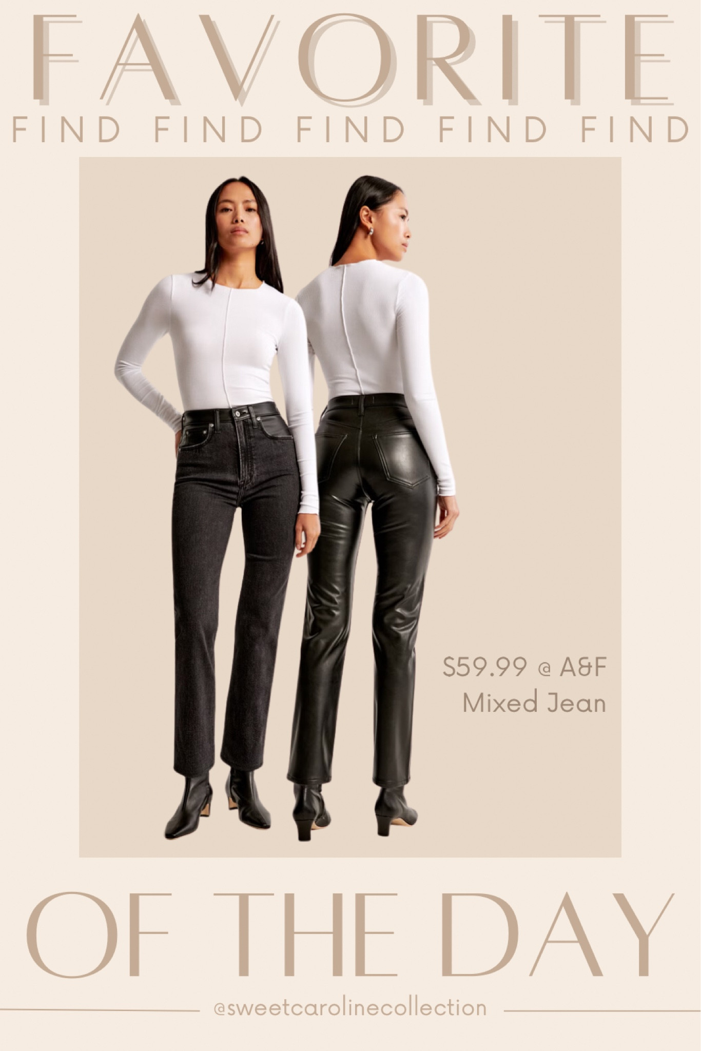 Favorite find of the day 🖤

I’m OBSESSED with these Mixed Fabric Ultra High Rise Ankle Straight Jean! They’re so chic and fun for Autumn AND on major sale right now!! This is a perfect pant to wear to date night, work, or brunch with the girls this Fall!

J.crew, waistcoat, vest, aritzia, Target, black pants, jeans, denim, Abercrombie sale, Revolve, floral dress, rosette dress, purple dress, Peppermayo, strapless dress, vacation dress, linen dress, shell dress, fall style, workwear, denim dress, Petal + pup, matching set, sabo skirt, pink set, beach outfit, summer outfit, linen set, Amazon, Peppermayo, showpo, Dress, revolve, Elliatt, floral dress, rosette dress, Amanda uprichard, romper, Heartloom, free people, ASTR, MISA, cleobella, majorelle, Zimmermann, loveshackfancy, likely, yumi Kim, rails, Bardot, floral dress, wedding guest dress, Rachel Parcell, white dress, bride, wedding, Shopbop, English factory, heels, mules, Steve Madden, Tony Bianco, target, Anthropologie, Rachel parcell, workwear, sweater, dress, mini dress, midi dress, work dress, Tory Burch, neiman Marcus, Shoes, heels, mules, slingbacks, Sam Edelman, Prada, lululemon, shoulder bag, tote, top handle bag, belt bag, jacquemus, DSW, Macys, tuckernuck, lulus, revolve, ASTR, petal and pup, show me your mumu, Nine West, j.crew, coach, Chinese laundry, dolce vita, journee, Bag, purse, coach, bow, shoulder bag, accessories, coachtopia, love, new arrival, best seller, must have, most wanted, designer, loeffler Randall, dsw, musinsa, Amazon, dupe, radley London, affordable, under 300, under 200, under 100, sale, gift idea, gift guide, spring style, summer fashion, shoes, classy, sweet Caroline collection

#LTKfindsunder100 #LTKtravel

#LTKFindsUnder100 #LTKStyleTip #LTKSaleAlert