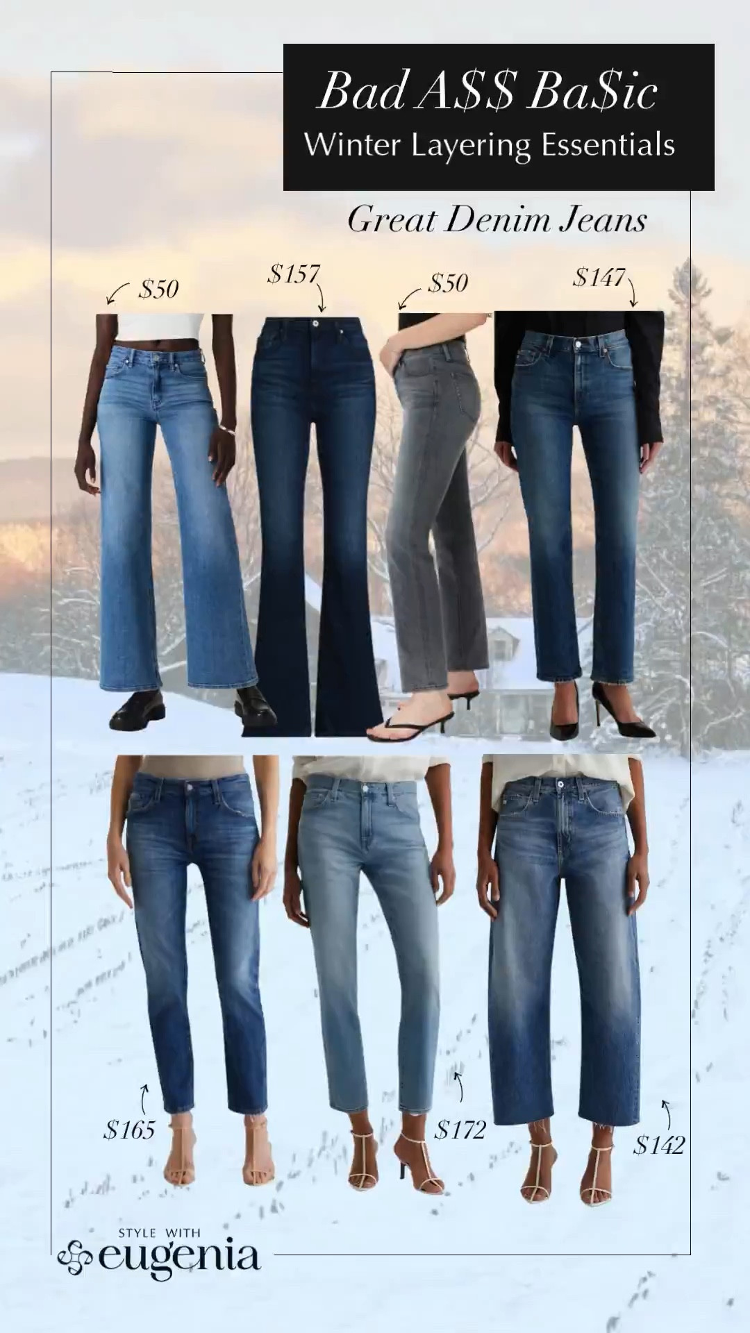 Winter layering starts with great denim. 👖 These everyday jeans are easy to dress up or down—perfect with knits, blazers, or cozy coats all season long. Classic fits, timeless washes, and wearable prices. 

 

#LTKHoliday #LTKSeasonal #LTKPetite