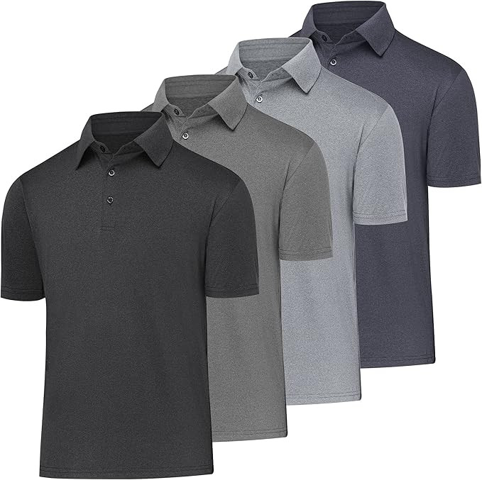 BALENNZ Golf Polos for Men Quick-Dry Athletic Mens Polo Shirts Short Sleeve Summer Casual Moistur... | Amazon (US)