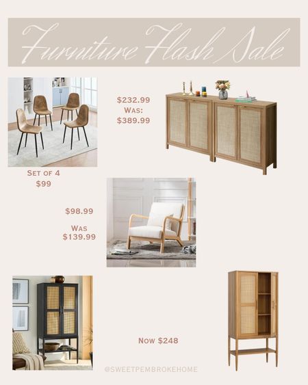 Furniture flash sale. Budget friendly furniture. Perfect for an apartment. 

#LTKhome #LTKsalealert #LTKfindsunder50
