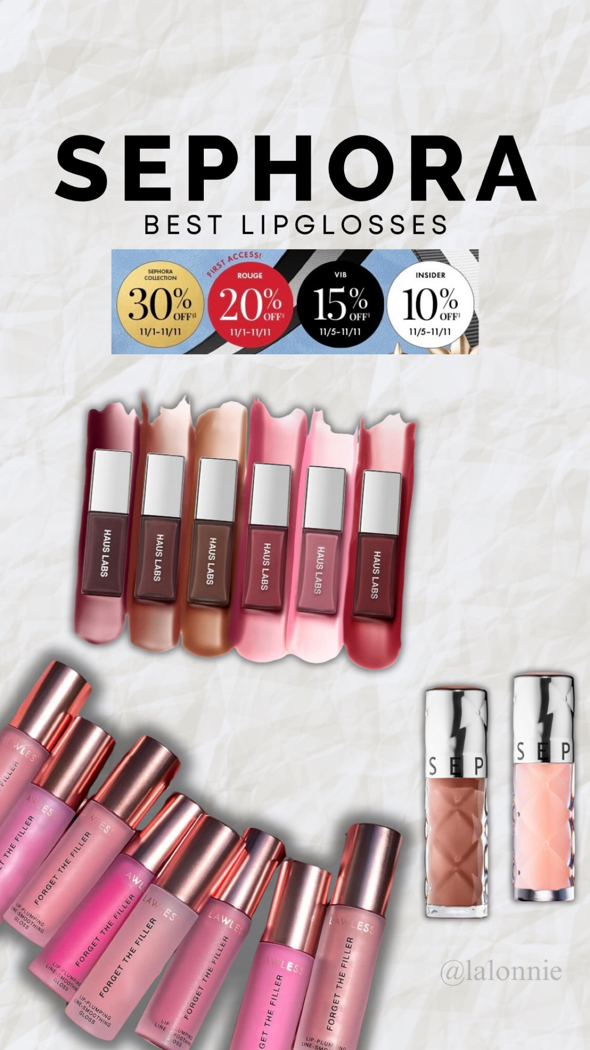 some of my favorite lip glosses at sephora grab some for the sale!

#LTKBeauty #LTKSaleAlert