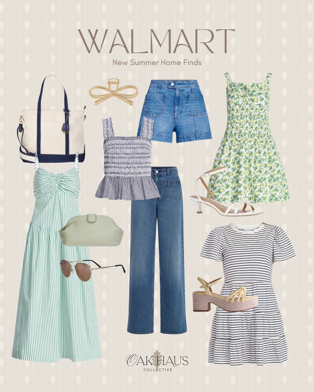 Walmart, Summer, Home Finds, Dress, Accessories, Bag, Denim Shorts, Jeans, Denim, Wedges, Sunglasses, Outfit, OOTD

#LTKootd #LTKSeasonal #LTKActive