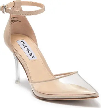 Steve Madden Moxxi Clear Pointed Toe Pump | Nordstromrack | Nordstrom Rack