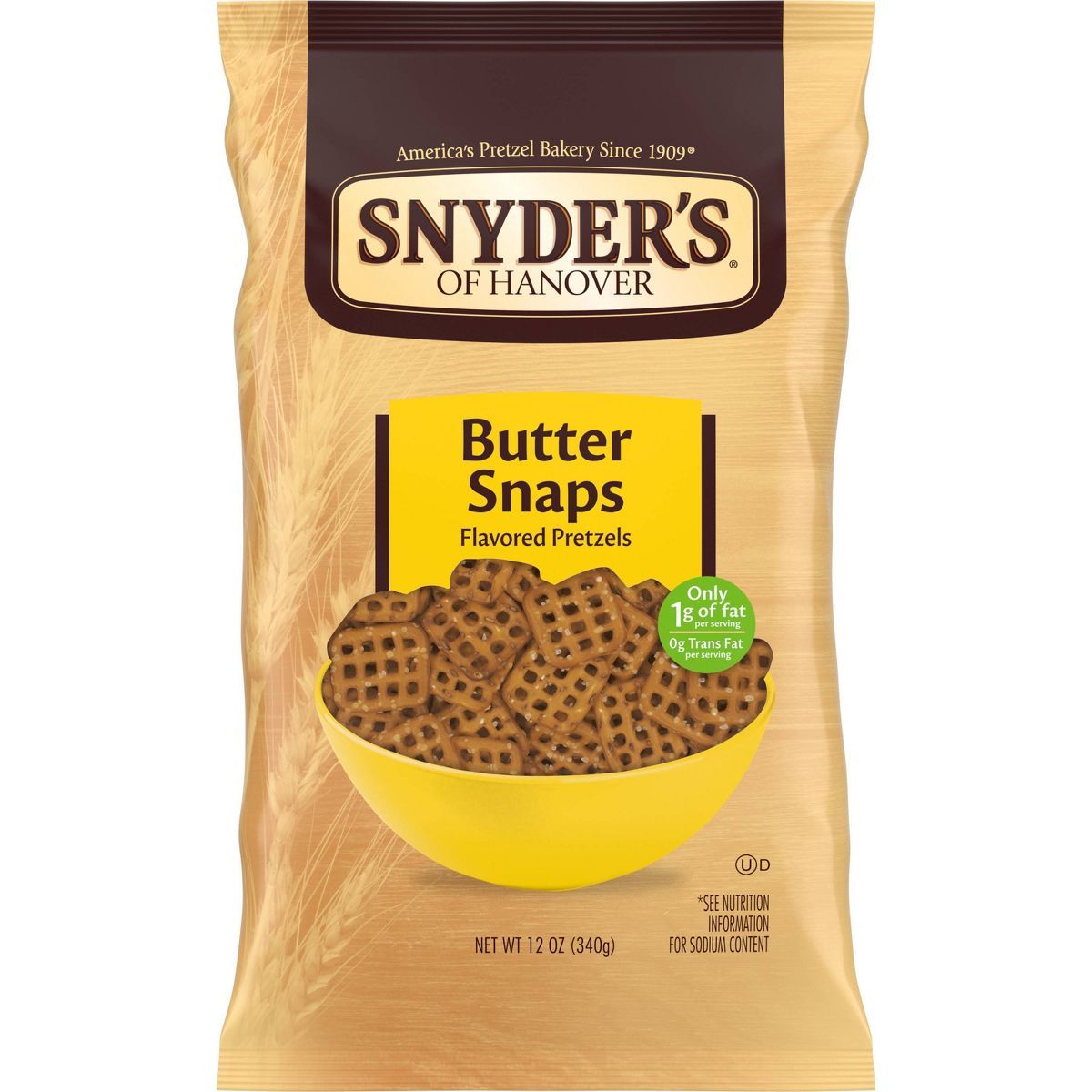 Snyder's of Hanover Pretzels Butter Snaps - 12oz | Target