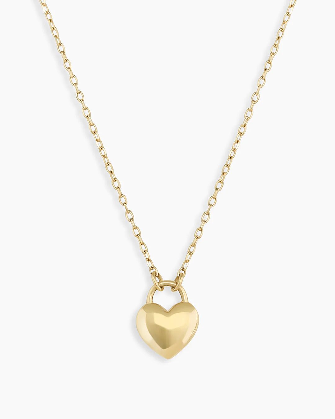 14k Gold Heart Padlock Necklace | Gorjana