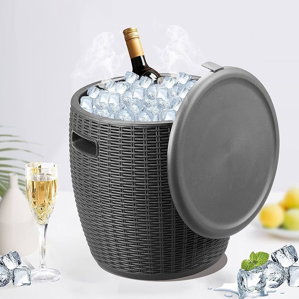 HYD-Parts Outdoor Cool Bar 9 Gallon, 36 Quart Patio Cool Bar Table Cocktail Coffee Table for The ... | Amazon (US)