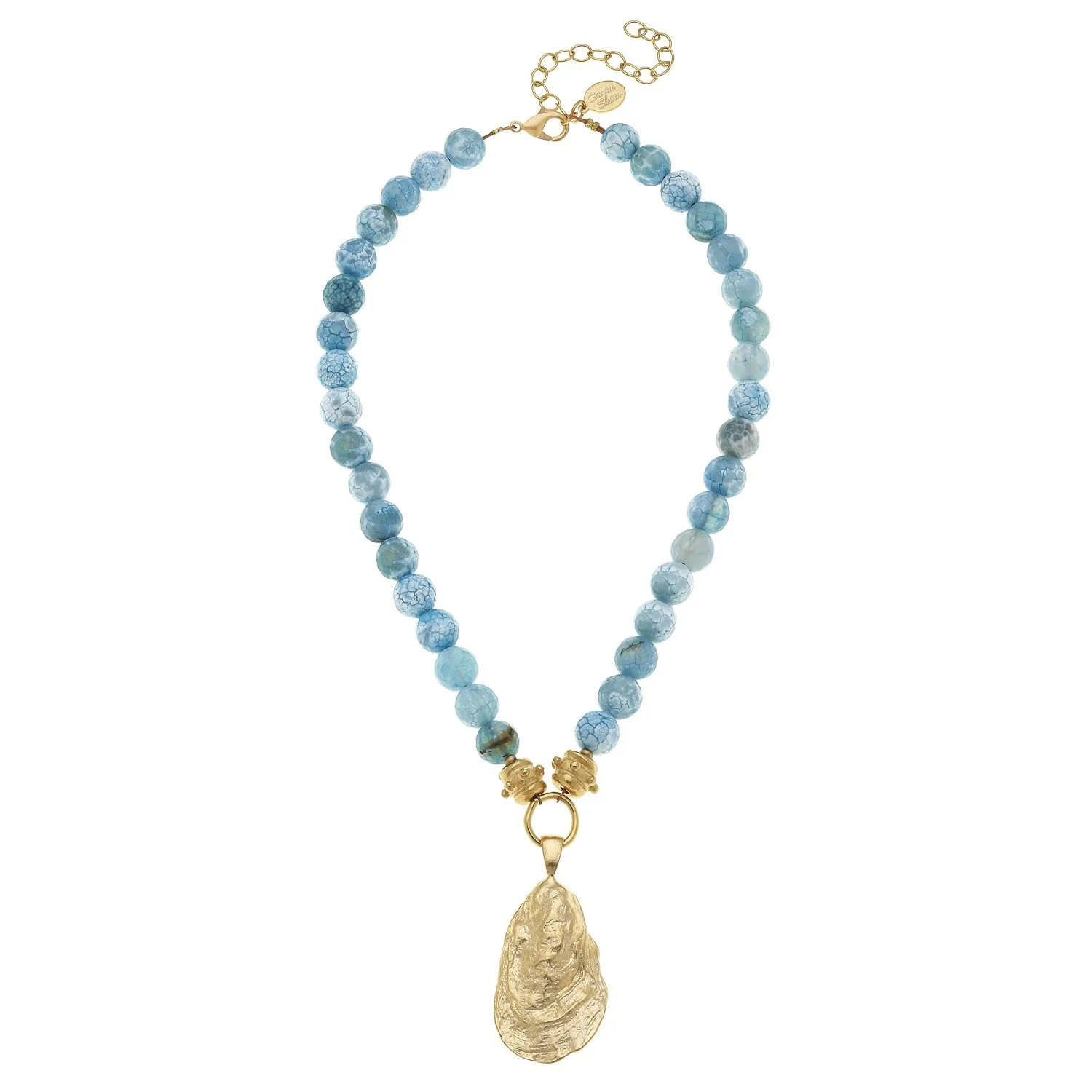 Fire Agate Oyster Necklace | Susan Shaw