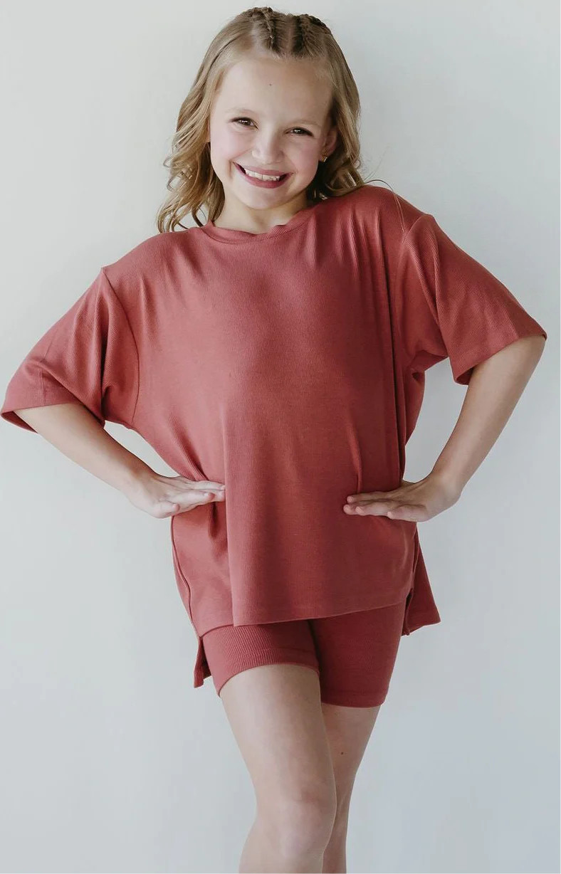 All Weekend Long Set Cowboy Copper Big Kids | The Foxy Kind