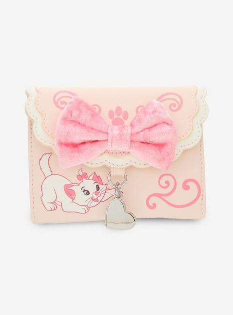 Loungefly Disney The Aristocats Marie Velvet Bow Mini Wallet - BoxLunch Exclusive | BoxLunch | BoxLunch