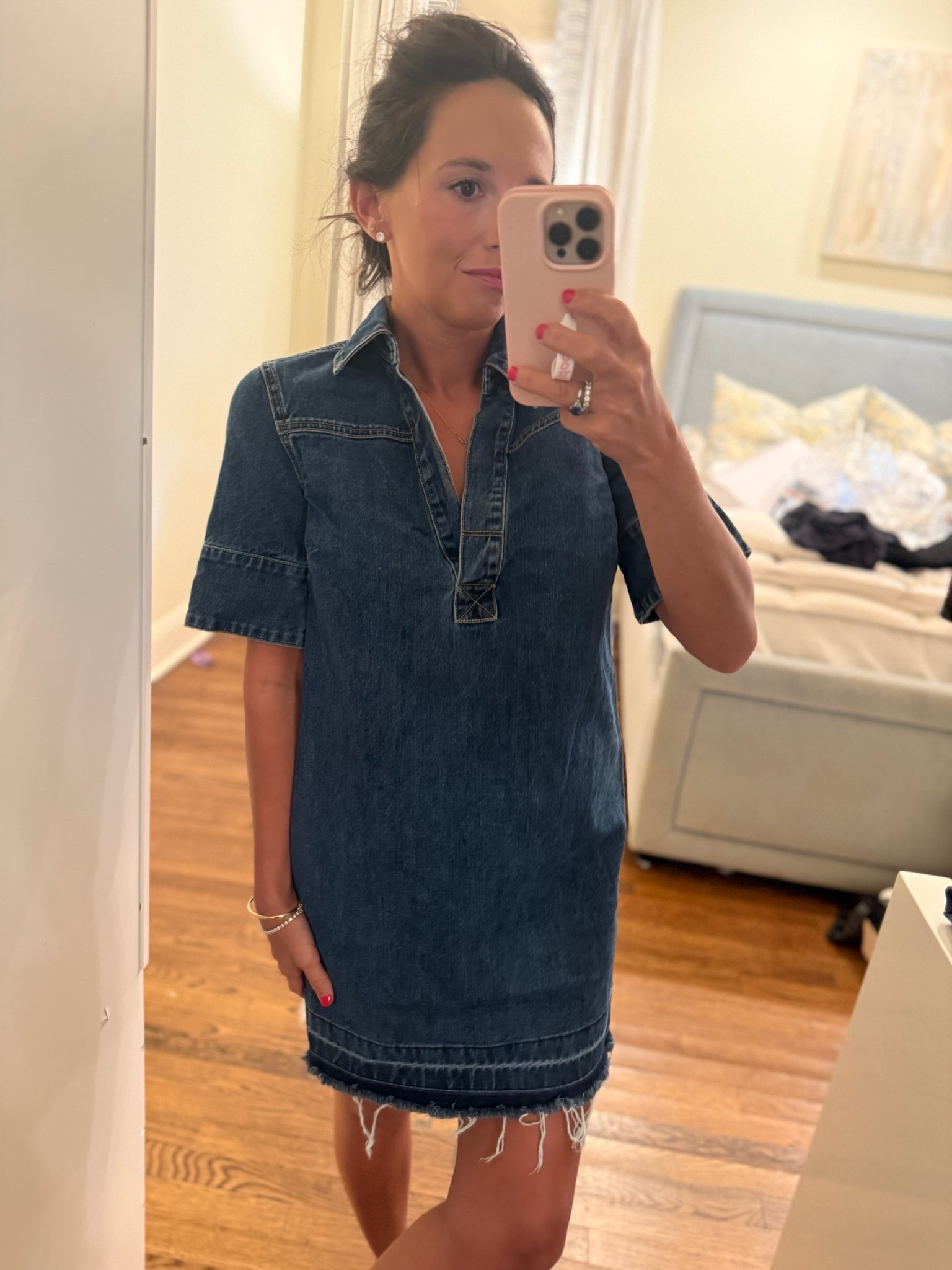 Veronica Beard denim dress! Linking similar less expensive options too! Such a good fall staple! Denim dress

#LTKStyleTip #LTKWorkwear