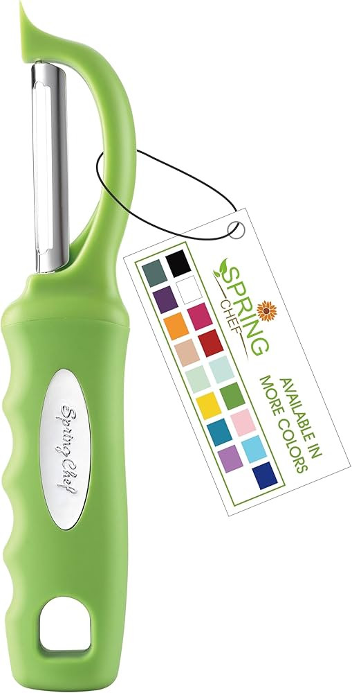 Spring Chef Premium Swivel Vegetable Peeler, Soft Grip Handle and Ultra Sharp Stainless Steel Bla... | Amazon (US)