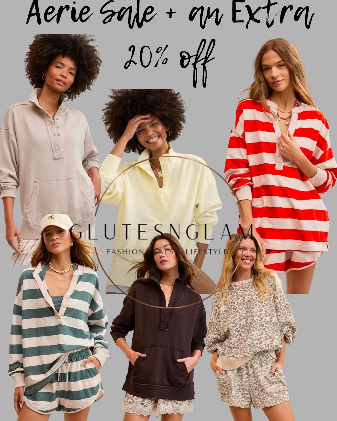 Summer style savings!!! Aerie sale + stack code SHOPMY20 for an additional 20% off!! Aerie shorts, pullovers, American Eagle, Sping style.

#LTKSeasonal #LTKSaleAlert #LTKdayinmylife