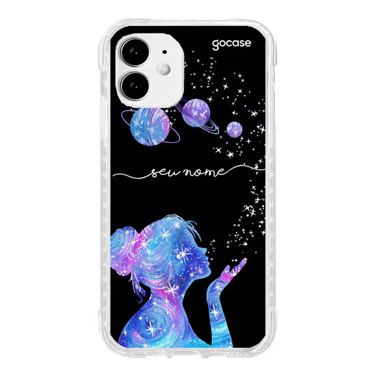 Capinha para celular Poeira das estrelas Manuscrita | Gocase (BR)
