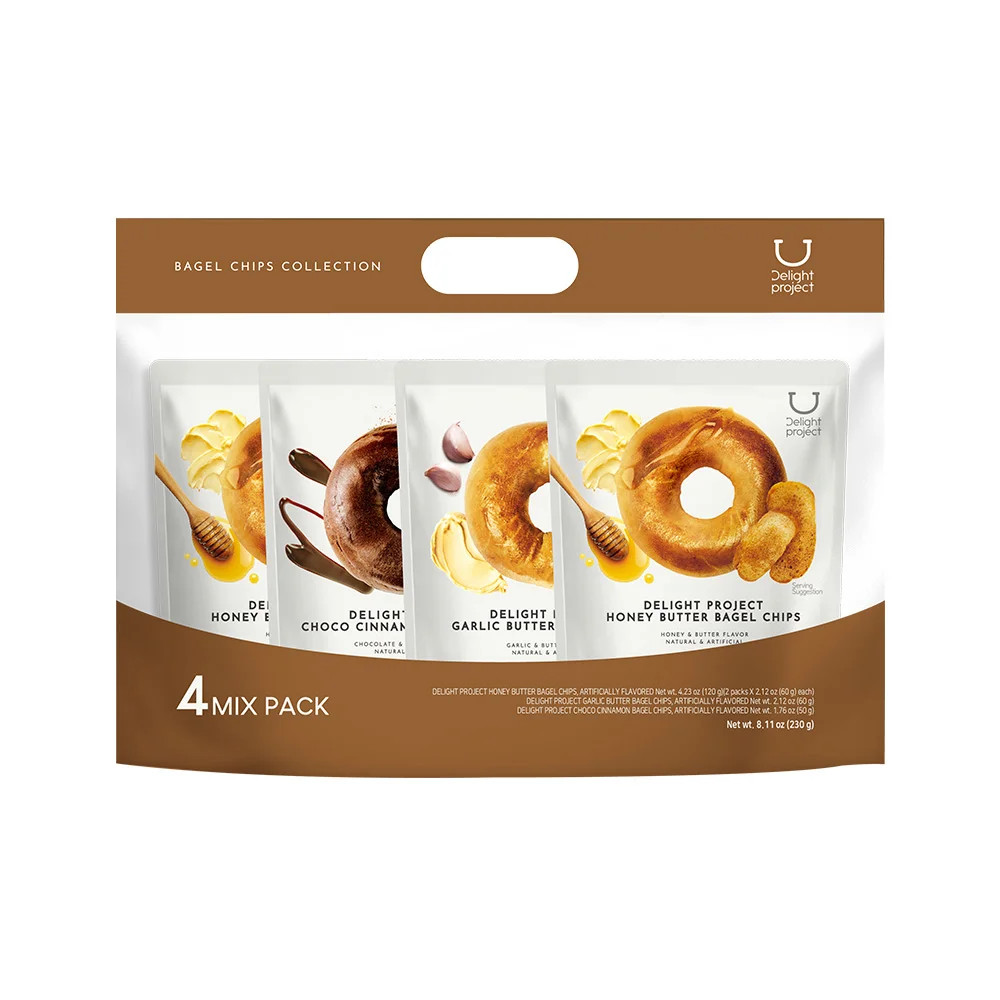 DELIGHT PROJECT Bagle Chips 4-Variety Collection 8.11 oz.(230g) | OLIVE YOUNG US | Olive Young US