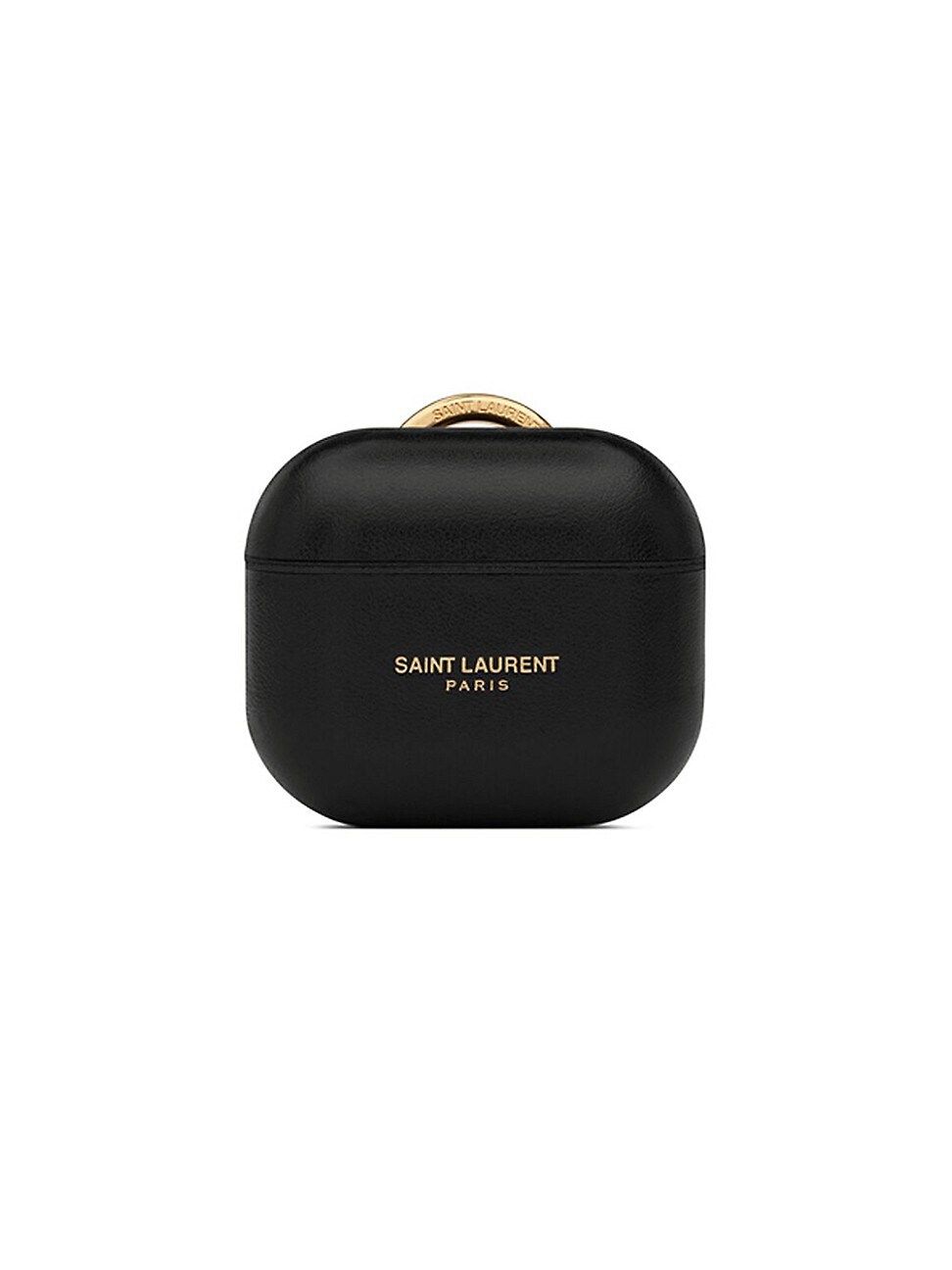 Women's Airpods Holder in Smooth Leather - Nero | Saks Fifth Avenue