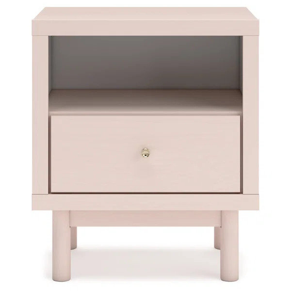 Wistenpine 1 - Drawer Nightstand in Ivory | Wayfair North America
