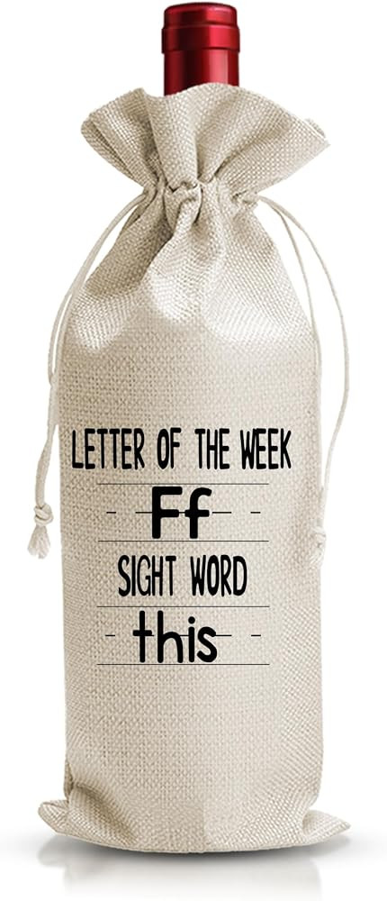 JioJio Chan Teacher Wine Bag, Appreciation, Thank You Gifts for Teachers, Coworkers Colleagues, F... | Amazon (US)