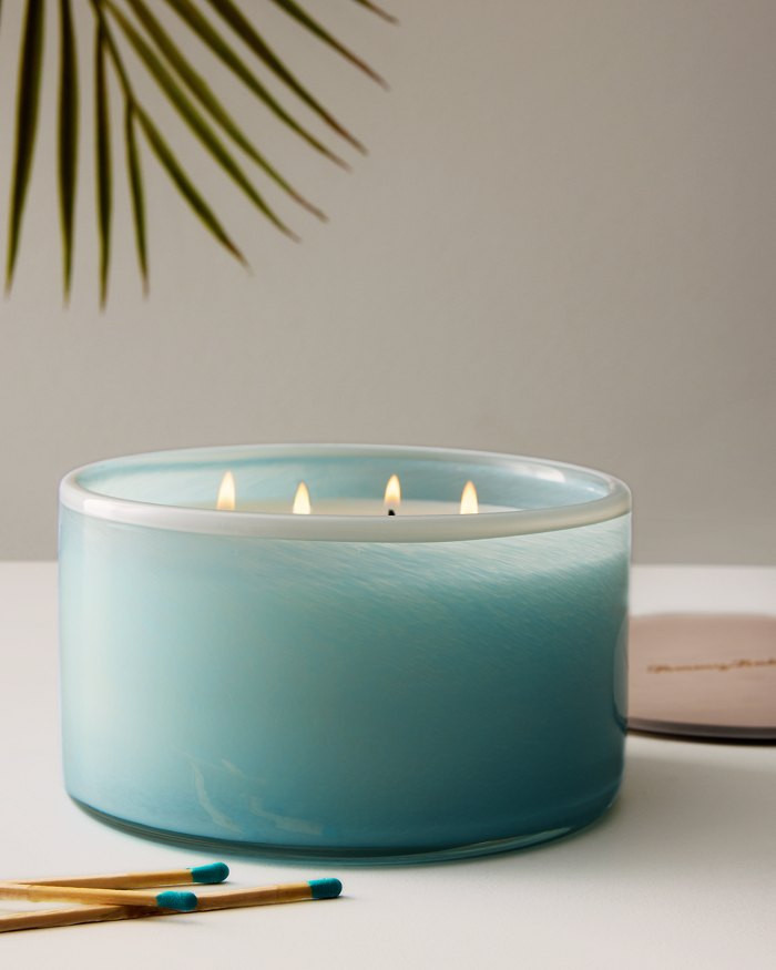 Sea Salt and Coastal Mist 20-oz. Powdered Glass 4-Wick Candle | Tommy Bahama