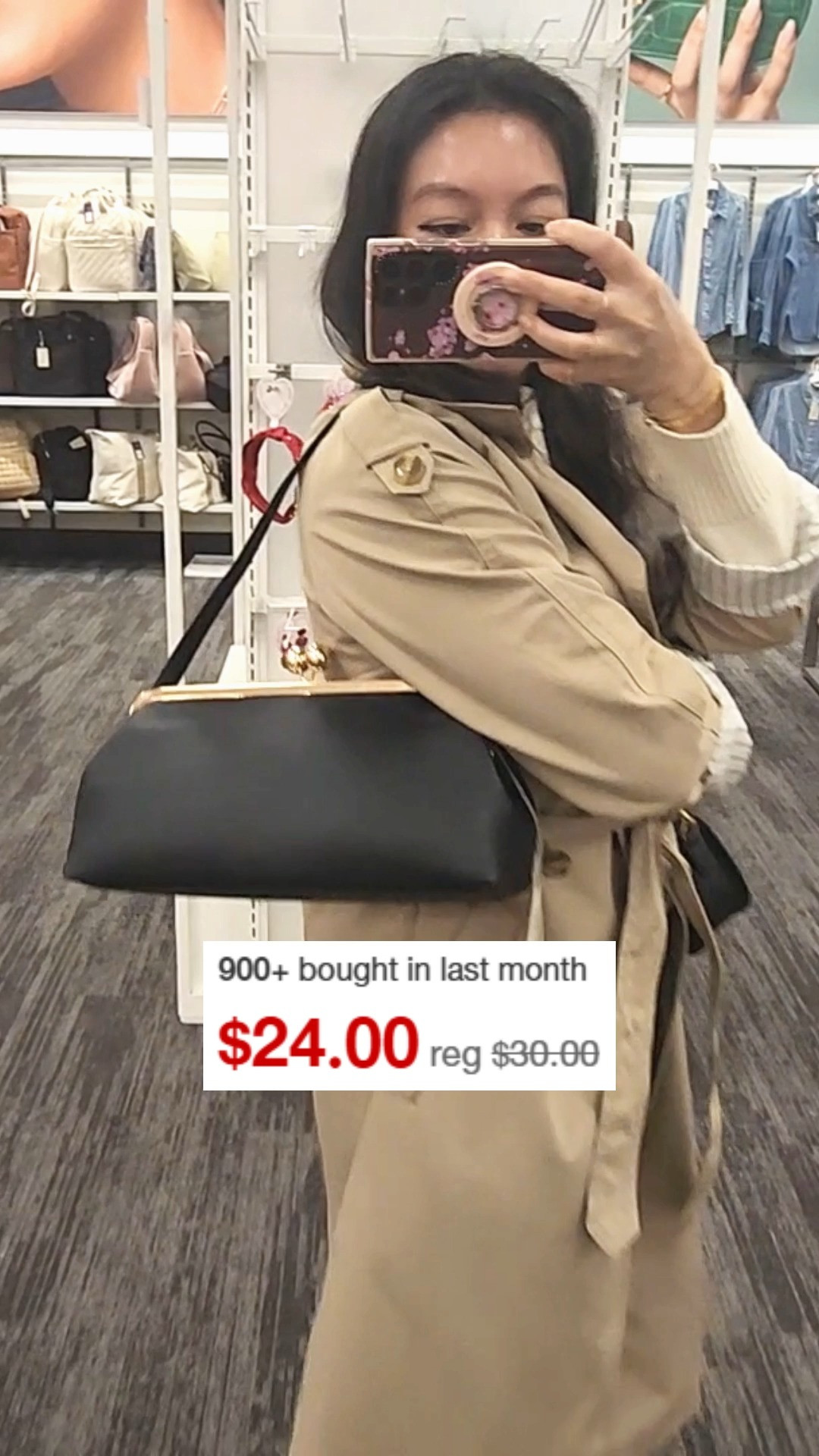 target spring 2026 kisslock clutch, shoulder bag, target style, looks like coach but the size of this one is more wearable for everyday 

 #LTKSaleAlert