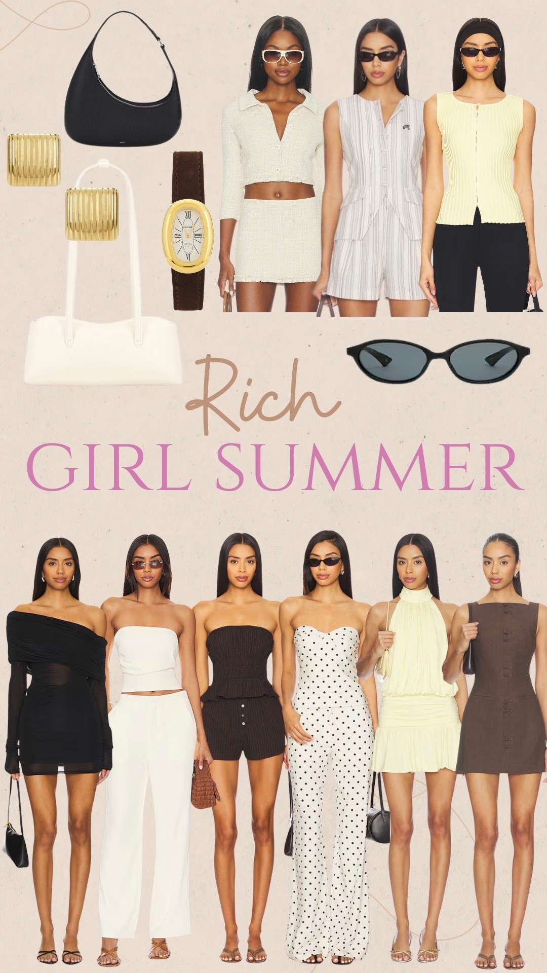 Summer picks from @Revolve 

#coolgirl #richgirl #summer #revolve

#LTKootd #LTKgrwm #LTKU