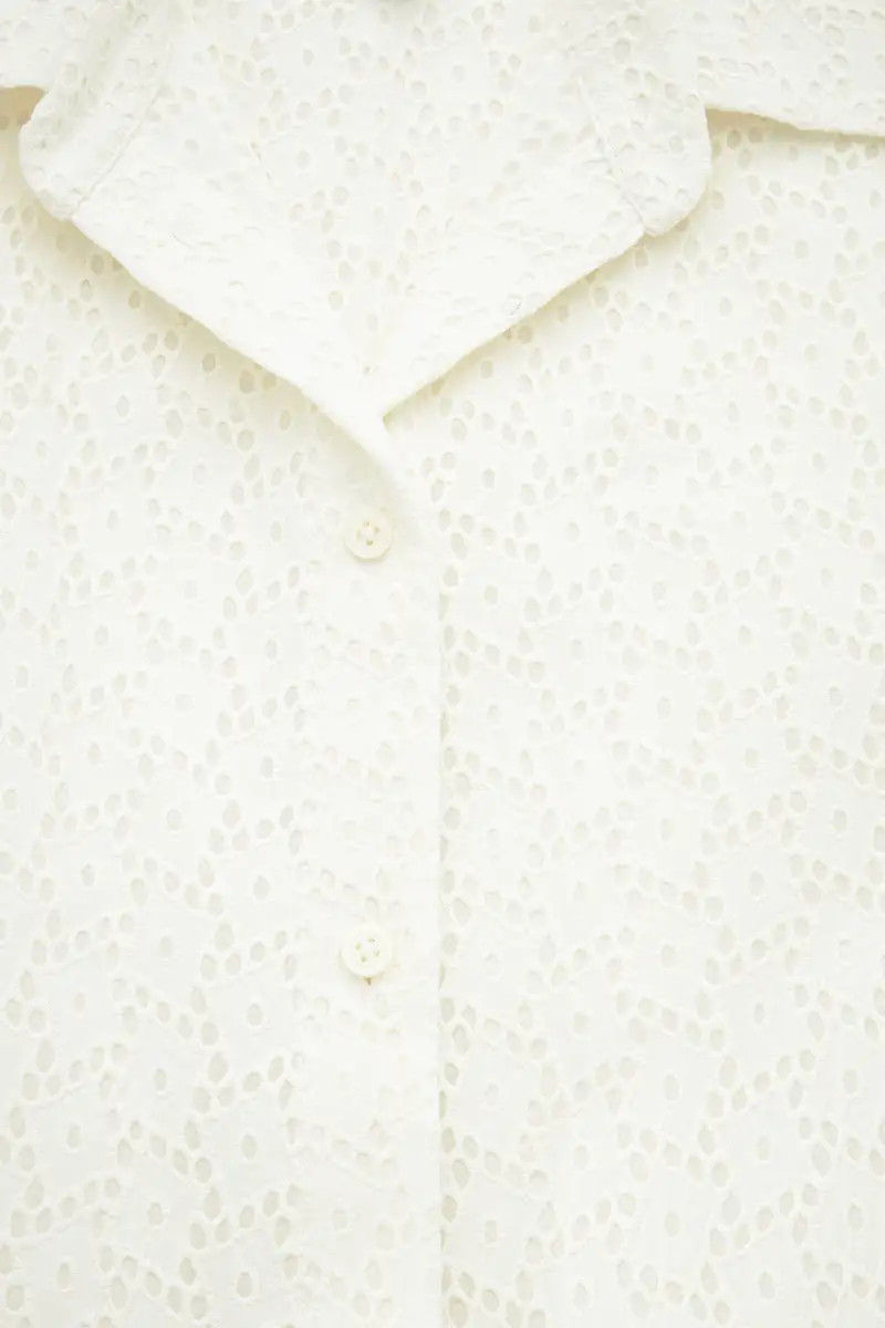 SLEEVELESS EYELET SHIRT DRESS - WHITE - Dresses - COS | COS (US)