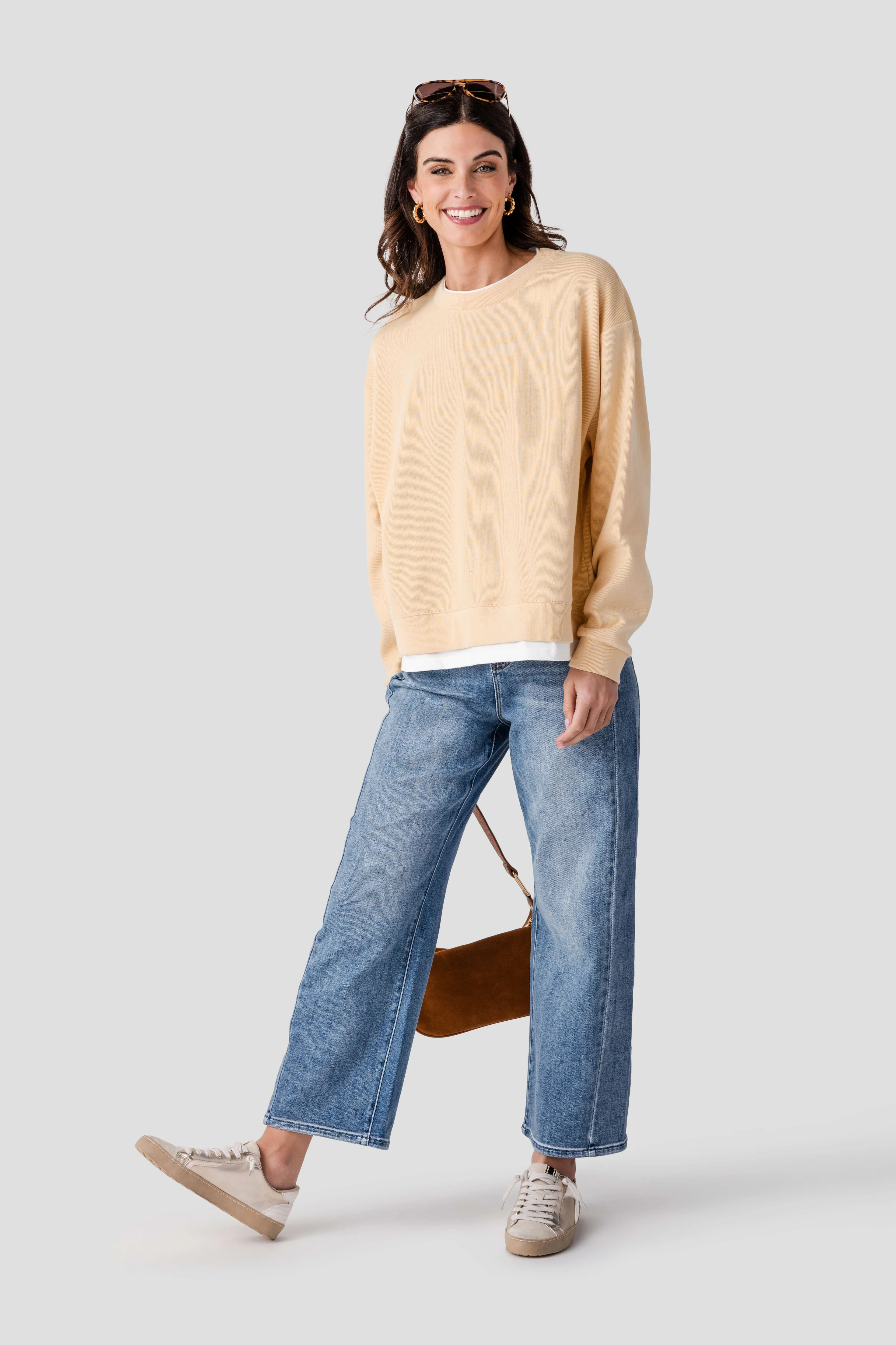 By Together Always On Crew Pullover | Social Threads