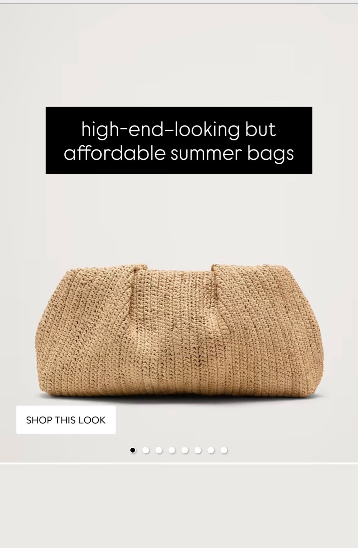 high-end–looking but affordable summer bags
Banana Republic 
Michael Kors

#LTKcanada #LTKsummer #LTKbag