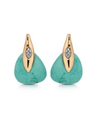 Ettika Turquoise Solstice Drop Earrings - Gold | Macy's